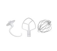 3 Pezzi/set Kit Frullatore Parti Di Ricambio For Gancio For Impastare K45DH, Frusta A Filo K45WW, Raschietto A Lama Piatta Rivestito K45B Kit Di Riparazione Mixer 3 Pezzi