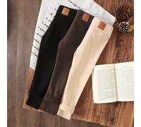 3 pezzi/set Leggings imbottiti spessi per ragazze in autunno/inverno, acquista 1 ottieni 3, leggings casual termici abbinabili, leggings in pelle aderenti come strato base casual multifunzionale in un