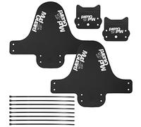 3 Pezzi Set Parafango per Mountain Bike, Parafango Anteriore e Posteriore MTB, Paraspruzzi Bicicletta, Parafanghi Bici con 10 Fascette, da 16'' a 29''