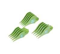 3 Pezzi/set Pettine Limite 32mm 38mm 51mm, Compatibile For Wahl, Protezioni For Tagliacapelli Barbiere Guida Al Taglio Pettini Tagliacapelli Elettrici Accessorio(Green)
