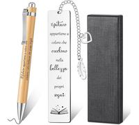 3 Pezzi Set Regalo Laurea per Studenti Universitari Segnalibro Laurea Metallo Co