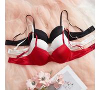 3 pezzi Set reggiseno casual minimalista da donna L,M,S,XL,XSColore unicoTessuto