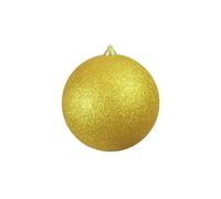 3 pezzi - Sfera Decorativa 20 cm Oro Glitter EUROPALMS per Interni e Natale