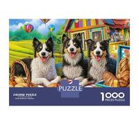 3 Pezzi Sheepdog Set Di Biancheria Da Letto Con Stampa 3D Morbida Microfibra Con Chiusura A Strappo Two Collies Eating Per Tutte Le Stagioni Per Ragazzi E Ragazze 70x50cm/1000pcs