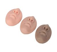 3 pezzi silicone naso bocca modello professionale morbido flessibile riutilizzabile simulazione silicone piercing