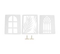 3 Pezzi Simulazione Finestra Luce Ombra Fotografia Pannello di Sfondo, Puntelli Fotografici Pannelli di Luce e Ombra, Fondali Fotografici Riutilizzabili da Tavolo per Alimenti