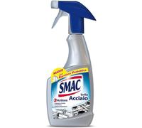 3 pezzi Smac - Brilla Acciaio, Detergente Spray, Azione Anticalcare e Lucidante