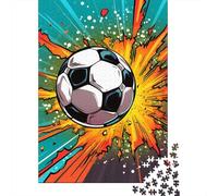 3 Pezzi Soccer_ball_explosion Set Di Biancheria Da Letto Stampa 3d Morbida Microfibra Copripiumino Con Cerniera Cartoon_comic_style Decorazione Per La Camera Da Letto Per Bambini,Ragazzi E Ragaz 70x50