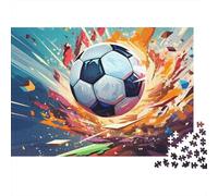 3 Pezzi SoccerBallExplosion Set Di Biancheria Da Letto Stampa 3d in Microfibra Copripiumino Con Cerniera DynamicArtStyle Decorazione Per La Camera Da Letto Per Bambini,Ragazzi E Ragaz 70x50cm/1000pcs