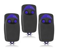 3 Pezzi Sostituzione per telecomando NICE, telecomando per cancello 433,92 MHz 2 canali, compatibile con Flo1r-s, Flo2r-s, Flo4r-s