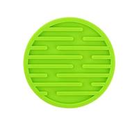 3 pezzi Sottobicchieri in silicone addensati, resistenti al calore, in gomma, for stoviglie, cuscinetti isolanti, portabicchieri in vetro per Padelle Teiere Ciotole(Green)