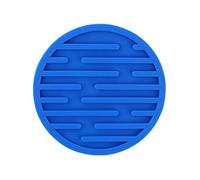 3 pezzi Sottobicchieri in silicone addensati, resistenti al calore, in gomma, for stoviglie, cuscinetti isolanti, portabicchieri in vetro per Padelle Teiere Ciotole(Blue)