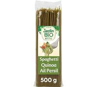 3 pezzi *** spaghetti bio etico da giardino con quinoa prezzemolo e aglio, prodotto in Francia