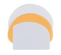 3 Pezzi Spatola Pizza Tarocco Per Impasti Flessibile in Plastica PE Senza BPA Tagliapasta, Spigolo Angoli Taglierino Per Pane, Anti Scivolo Raschietto Taglia Impasto Pizza Pasta Fresca 15,8x10,3cm