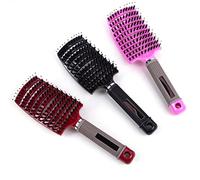 3 Pezzi spazzola per capelli, spazzola per capelli con setole di cinghiale, può diffondere l'olio per capelli, lisciare l'effetto crespo, ventilare e accelerare l'asciugatura