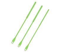 3 Pezzi Spazzola per la Pulizia, 24 cm Extra Lunga Spazzola per Cannucce in Silicone 6/8/10 mm Pulisci Cannucce per Bottiglie d'Acqua Riutilizzabili Spazzola per Fessure Scovolini (Verde)