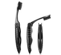 3 Pezzi Spazzolino da Denti Pieghevoli,Kit da Viaggio Pieghevole con Setole Morbide Spazzole da Denti Portatili Mini Dimensioni Avvolti per Uomini Donne Bambini,per Viaggi e Campeggio Spazzolino