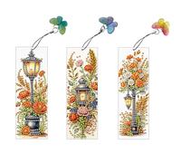 3 pezzi Special Shape Dreamcatcher Bird Bird Bookmarks Kits Painting Bookmark Making Kit Art Bookmark con ciondolo for bambini adulti principianti (SN035)