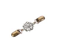 3 pezzi Spilla a clip retrò for cardigan da donna, a forma di anatra, in filigrana, for la parte posteriore abiti, scialle e becco d'anatra Per Stringere I Vestiti(Color-06)