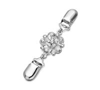 3 pezzi Spilla a clip retrò for cardigan da donna, a forma di anatra, in filigrana, for la parte posteriore abiti, scialle e becco d'anatra Per Stringere I Vestiti(Color-10)