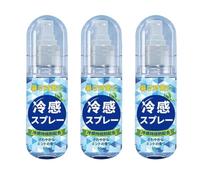 3 Pezzi Spray Rinfrescante Corpo | Spray Refrigerante Estate | Rinfrescante Istantaneo | Flacone Fresco Idratante Portatile A Lunga Durata | Corpo Rinfrescante Mentolo