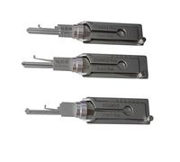 3 pezzi SS001 SS002 SS003 grimaldello e decodificatore per serratura civile, strumenti professionali per fabbri, apertura rapida