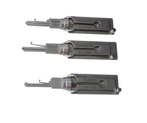 3 pezzi SS001 SS002 SS003 grimaldello e decodificatore per serratura civile, strumenti professionali per fabbri, apertura rapida