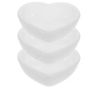 3 Pezzi Stampo in Silicone a Cuore per Gioielli Fai da Te, 3,15x2,95 | Orecchini e Collane, Bianco, Facile Sformatura, Organizza il Piano e Riduce Sovrapposizioni