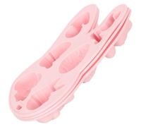 3 Pezzi Stampo in Silicone a Forma di Testa di Coniglio per Pasqua | Dessert e Progetti Fai, Impugnatura Comoda, Non Graffia le Mani, Rosa, Semplice