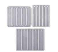 3 Pezzi Stampo in Silicone per Segnalibri Fai, Cinque Pezzi | Epossidica e Lavori Creativi, Silicone Resistente, Adatto a Amanti dei Segnalibri e Fai
