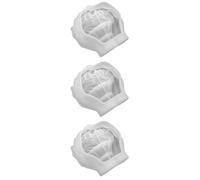 3 pezzi Stampo Mano in Silicone Bianco 15,7x15x7cm per resina | Riutilizzabile, Superficie Liscia Interna, per Pigmenti e Decorazioni Casa, Adatto a Principianti