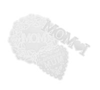 3 Pezzi Stampo per Sottobicchieri in Silicone DIY per Lavoretti | Stabile, Compatto e Facile da Riporre, per Festa della Mamma e Creazioni Decorative