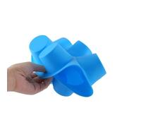 3 Pezzi Stampo Tondo per Torta in Silicone Riutilizzabile da 55 Ml | Cioccolato e Ghiaccioli, Facile da Sformare, Pulizia Rapida, Porzioni Uniformi in Cucina Colore Casuale