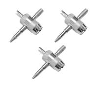 3 Pezzi Strumento per La Rimozione del Nucleo della Valvola, Valvola del Pneumatico 4 Vie, Strumento di Riparazione della Valvola del Pneumatico, Valvole per Pneumatici Strumenti, per Auto, Moto