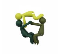 3 Pezzi Supporto per Stelo a Forma di Omino Multifunzionale per Ufficio