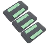 3 Pezzi Supporto Piede in Ferro Nero per Scaletta Letto Soppalco | Poggiapiede Riposizionabile, Pulizia Rapida, per Studenti e Affitti Condivisi, Accessorio per Gradini