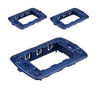 3 Pezzi Supporto Telaio Compatibile con Bticino Living International e Living Light, 3 Moduli Per Scatola 503, Serie MBL, Colore Blu