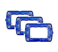 [3 Pezzi] Supporto Telaio portafrutto per interruttori e prese - compatibili con BTicino Living, Matix e Axolute - per scatole 503/504/506/507 - formati 3/4/6/7 moduli (Compatibile Living, 3 Moduli)