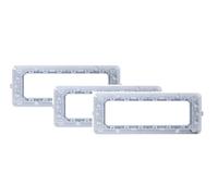 [3 Pezzi] Supporto Telaio portafrutto per interruttori e prese - compatibili con BTicino Living, Matix e Axolute - per scatole 503/504/506/507 - formati 3/4/6/7 moduli (Compatibile Matix, 6 Moduli)