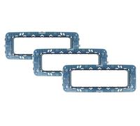 [3 Pezzi] Supporto Telaio portafrutto per interruttori e prese - compatibili con Vimar Arke e Plana - per scatole 503/504/506/507 - formati 3/4/7 moduli (Compatibile Arke, 7 Moduli)