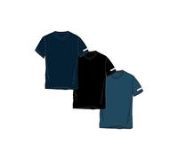 3 Pezzi T-Shirt Mezza Manica Uomo Scollo a V Navigare 512-512XL in Cotone Jersey