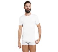 3 Pezzi T-Shirt Uomo Girocollo Mezza Manica Nottingham TM1600 in Cotone Costina