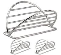 3 Pezzi Taco Supporto Cavalletto Acciaio Inox Cremagliera Vassoio per