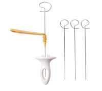 3 Pezzi Tagliapatate a Spirale Professionale in Acciaio Inossidabile + PP,Taglierina della Patata con Affettatrice Tornado per Torre di Patate,Ideale per Barbecue/Campeggio/Cucina Domestica