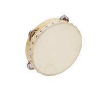 3 pezzi - Tamburello DIMAVERY DTH-804 da 20 cm in Legno Multistrato con Pellicci
