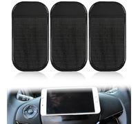 3 pezzi Tappetino Antiscivolo Auto,Tappetino Cruscotto Auto,Tappetino Antiscivolo Auto Cruscotto,Tappetini Macchina,Oggetti per Auto, Tappetino Antiscivolo per Smartphone,tappetino auto(14.2x 8.3 cm)