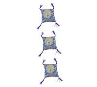3 pezzi Tappetino for ciotola Cuscino stile Nepal Buddha Ciotola sonora Protettore Tappetino Buddista Tappetino for ciotola sonora Vlog Audio Supporto for ciotola tibetana Buddha Yoga Cuscino Panno ti