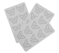 3 pezzi Tappetino per impressione fondente Stampi in silicone a forma di