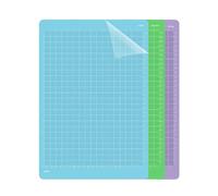 3 Pezzi Tappetino Taglio Autoadesivi, 12 * 8.5 Pollici Mat Cutting Accessori Ricambio, Tappetini Taglio Blu Verde Viola per Progetti Bricolage (Standardgrip, Lightgrip, Stronggrip)