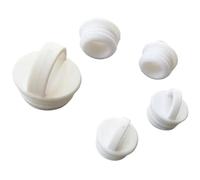 3 pezzi Tappo di scarico for secchio for mocio Tappo in silicone bianco Tappi for fori di scarico Tappo di scarico for secchio rotondo 19,5x13 25x16 27x16 32x17 33,8x15 mm(24x16mm)